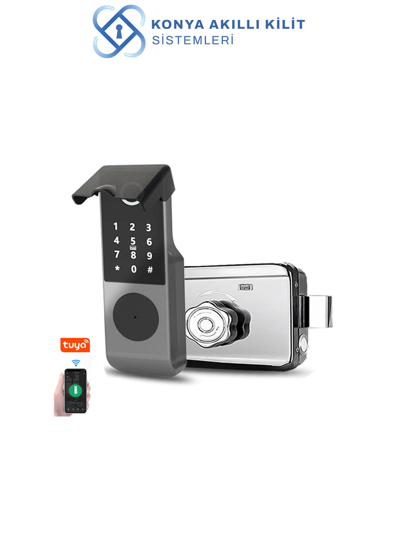 DIŞ ORTAM TUTMALI ALÜMİNYUM AKILLI KİLİT