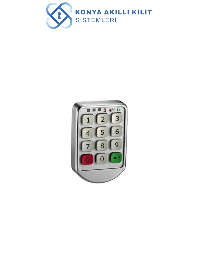 ŞİFRELİ DOLAP KİLİDİ (PİLLİ)