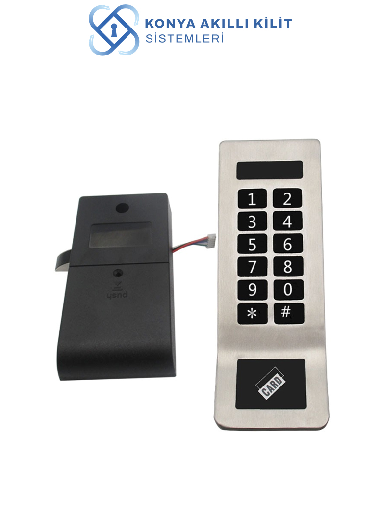 KART OKUYUCULU METAL DOLAP KİLİDİ